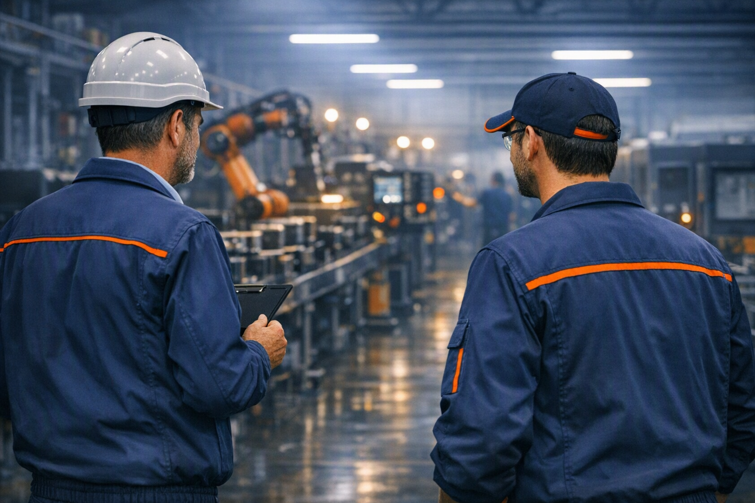 Gemba walk, het proces wordt met een medewerker besproken